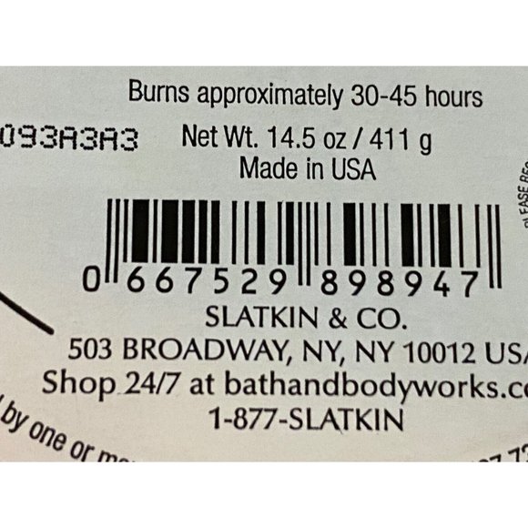 Bath & Body Works Slatkin RASPBERRY SUN TEA 3-Wick Candle 14.5 oz Retired RARE - Picture 10 of 11